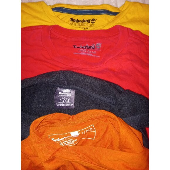 Timberland Hoodie Shirt Bundle Boys Size Large 14/16 Lot of 4 - Picture 11 of 11